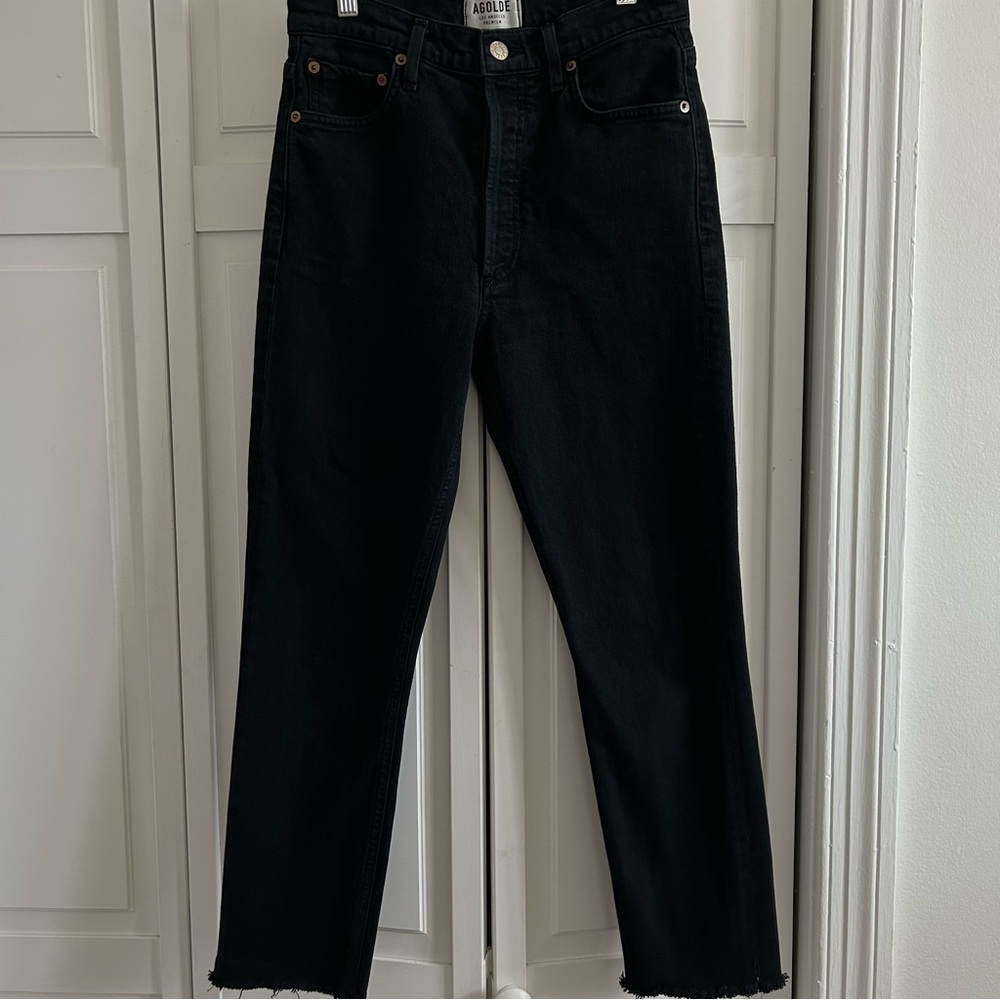 AGOLDE Nico High Rise Slim Fit Raw Hem - Picture 2 of 11